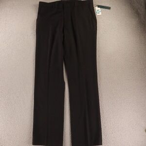 Perry Ellis Pants Mens 38x34 Black Polyester Dress Pants Slacks Trousers NEW
